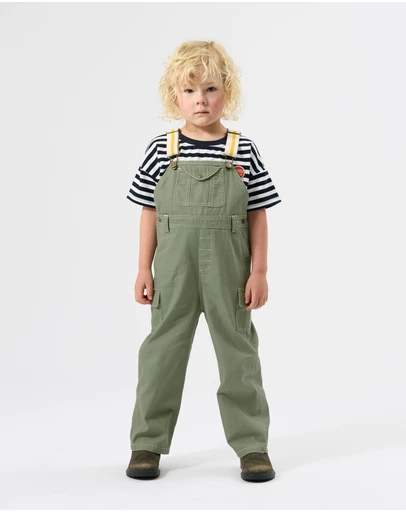 Goldie + Ace - Carpenter Utility Austin Overalls - Babies-Kids