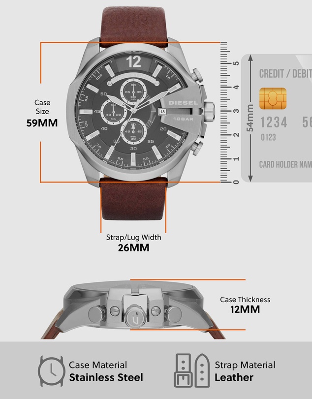 Diesel - Mega Chief Men's Chronograph Watch