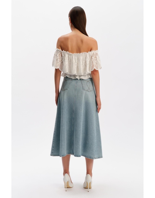 Bardot - Ivanka Lace Detail Top