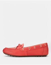 Vionic - Virginia Leather Moccasin - Cherry
