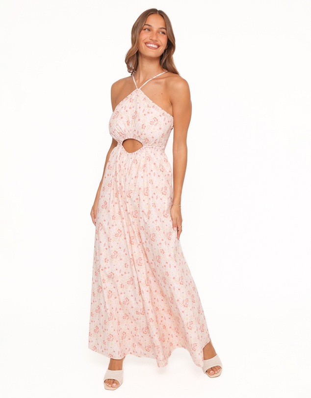 Petal & Pup - Madeira Jumpsuit - Peach Ditsy Floral