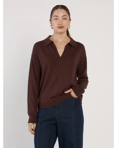 Fate + Becker - Solenne Polo Knit