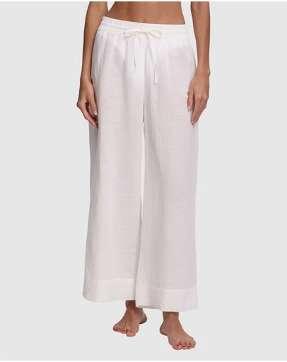 Polo Ralph Lauren - Smocked Cotton & Linen Beach Pant Cover Up