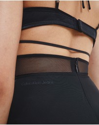 Calvin Klein Jeans - Sheer Panel Bodycon Midi Dress