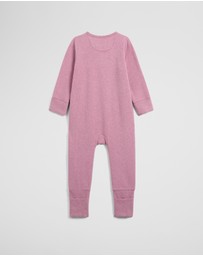 Country Road - Organically Grown Cotton Blend Logo Zip Jumpsuit