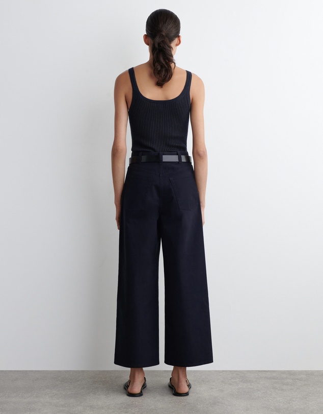 COS - Cotton Cropped Wide-Leg Trousers