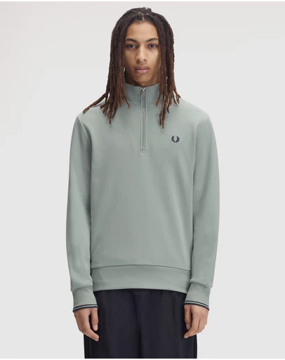 Fred Perry - Half Zip Sweatshirt