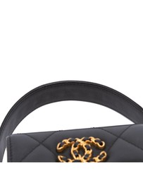 Pre-Loved by Azura Reborn - Pre-Loved Lambskin 19 Flap Coin Purse With Chain