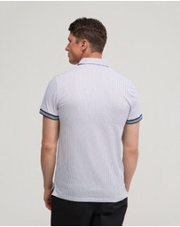 Oxford - Milo Cotton Jersey Printed Polo