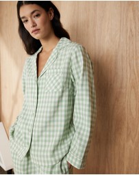 Atmos&Here - Ava Gingham Long PJ Set