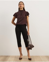 Atmos&Here - Fia Flutter Sleeve Blouse
