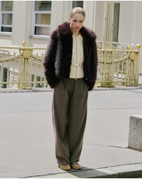 M.N.G - Faux-Fur Jacket With Zip