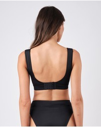 UNE PIECE - Classic Square Neck Bralette Bikini Top
