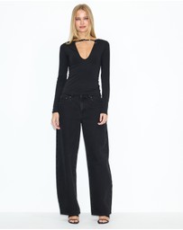 Dazie - Alexis Reversible Buckle Top
