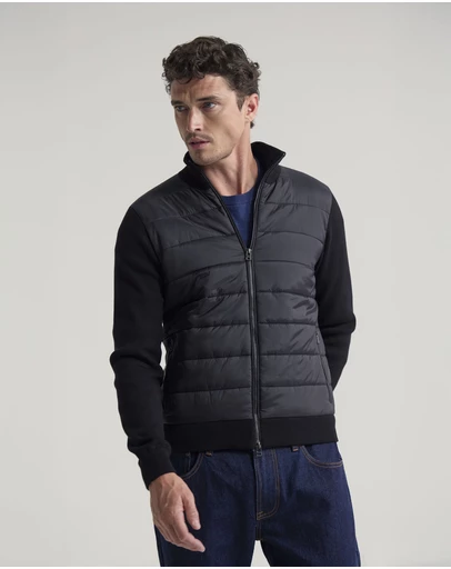 Oxford - Lorenzo Knit Sleeve Puffer Jacket