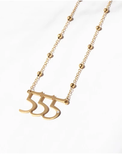 Jackie Mack - Growth Necklace Angel Number 555