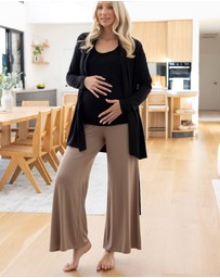 Angel Maternity - Abbie Maternity/Nursing Tank Top in Black