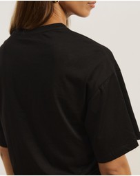Atmos&Here - Short Sleeve Funnel Neck T-Shirt