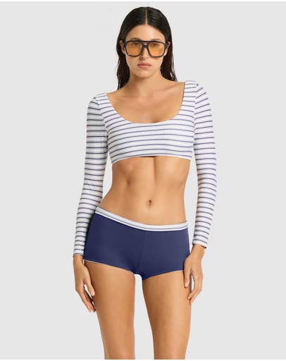 Bond-Eye Swimwear - Halle Long Sleeve Crop