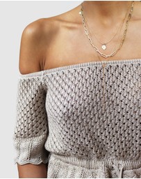 CA Jewellery - Letter Y Pendant Necklace Silver