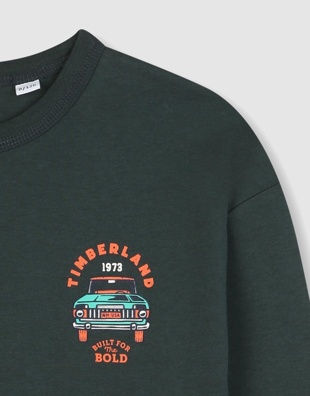Timberland - Long Sleeve T-Shirt - Kids-Teens