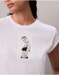 Calvin Klein - Kate Moss Graphic Baby Tee