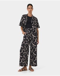 Forcast - Pip Linen Blended Pants