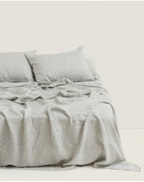 Carlotta + Gee - 100% Linen Flat Sheet