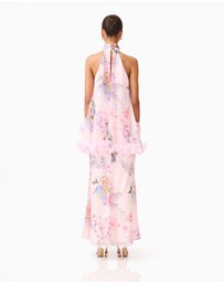 Elliatt - Millie Tiered Gown in PinkMulti