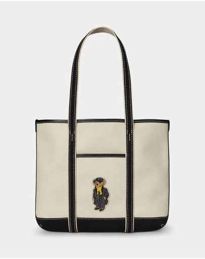 Polo Ralph Lauren - Polo Bear Canvas Small Shopper Tote