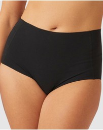 Naturana - Cotton & Modal Seamless High Waist Brief