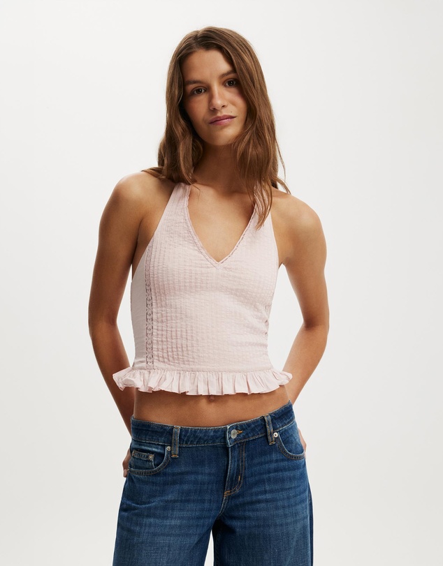 Cotton On - Indigo Halter Top