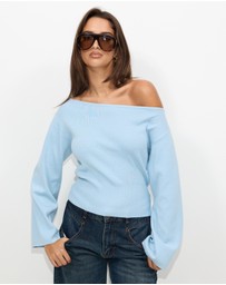 Dazie - Marnie Off The Shoulder Knit Top