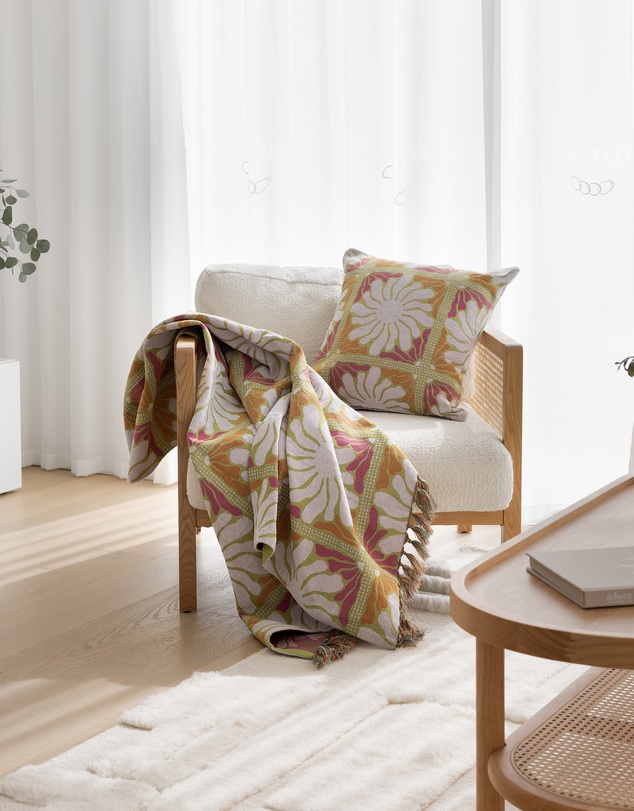 Bambury - Zinnia Throw Blanket