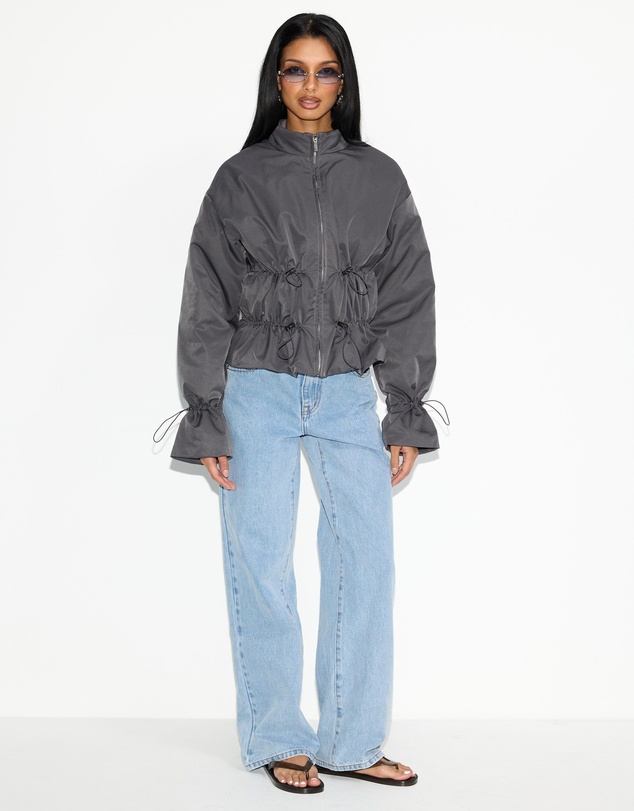 Dazie - Sarah Cinch Drawcord Puffer Jacket