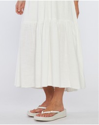 Amelius - Aruba Linen One Shoulder Dress