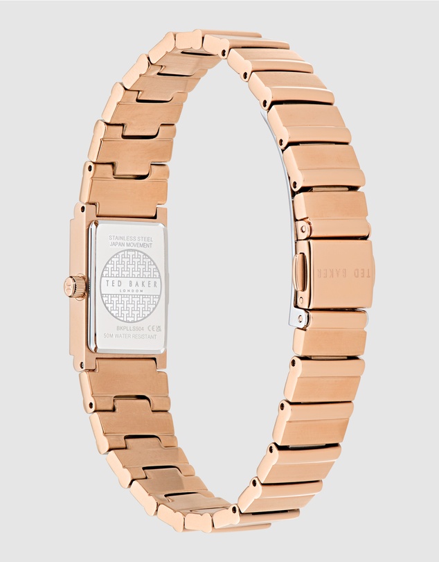 Ted Baker - Lileey Pink Rose Gold-Tone 27mm Bracelet Watch