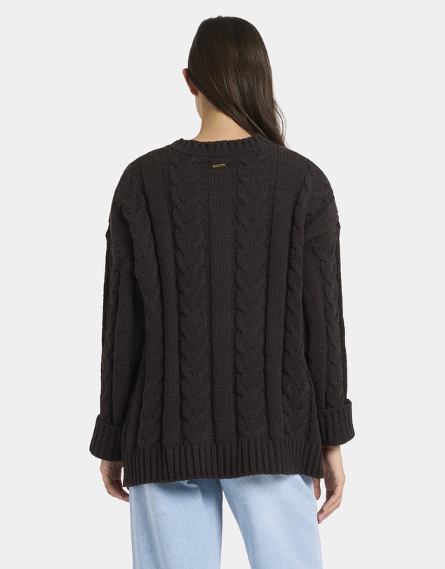 Volcom - Womens Cable Cover Crew Neck