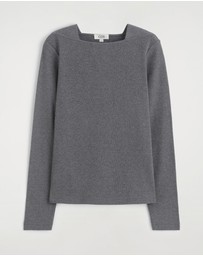 COS - Cotton-Jersey Long-Sleeved Top