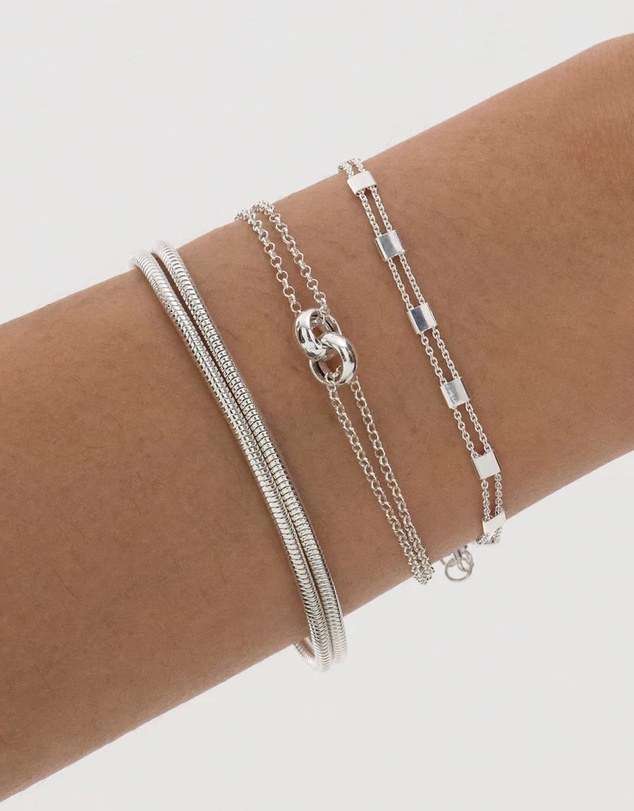 Najo - Summer Veil Silver Bracelet