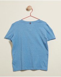 Tommy Hilfiger - Basic Crew Neck Short Sleeve Knit Tee - Teens