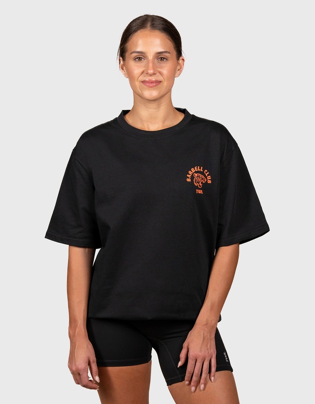 TWL - Lifestyle Oversized T-Shirt Tiger Faded Black/Tangerine