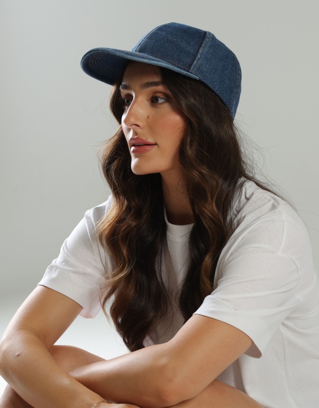 Morgan & Taylor - Parker Denim Cap in Blue