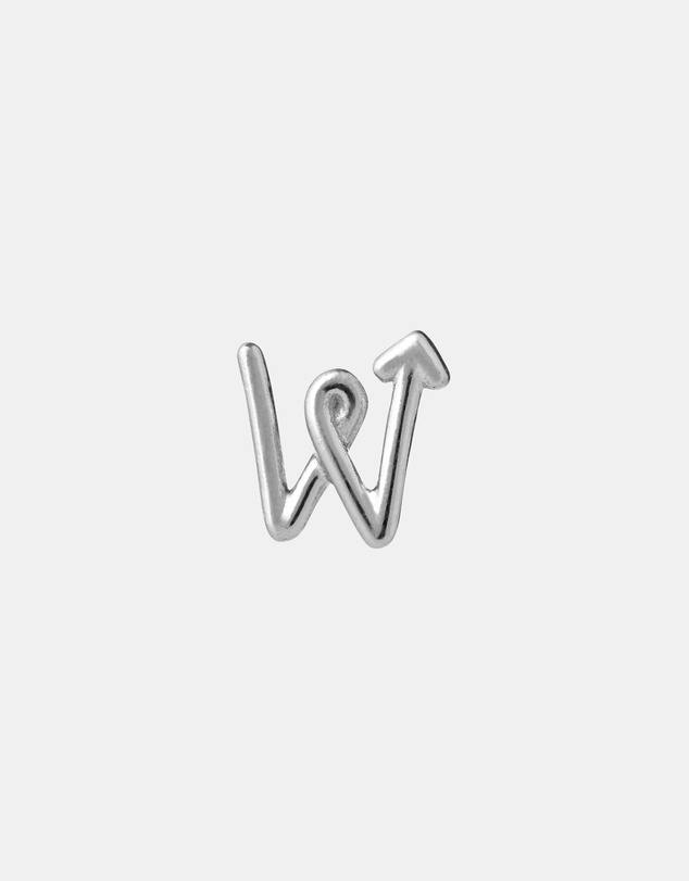Karen Walker - W Initial Love Letter Stud