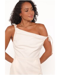 Petal & Pup - Tatum Off Shoulder Playsuit - Bone
