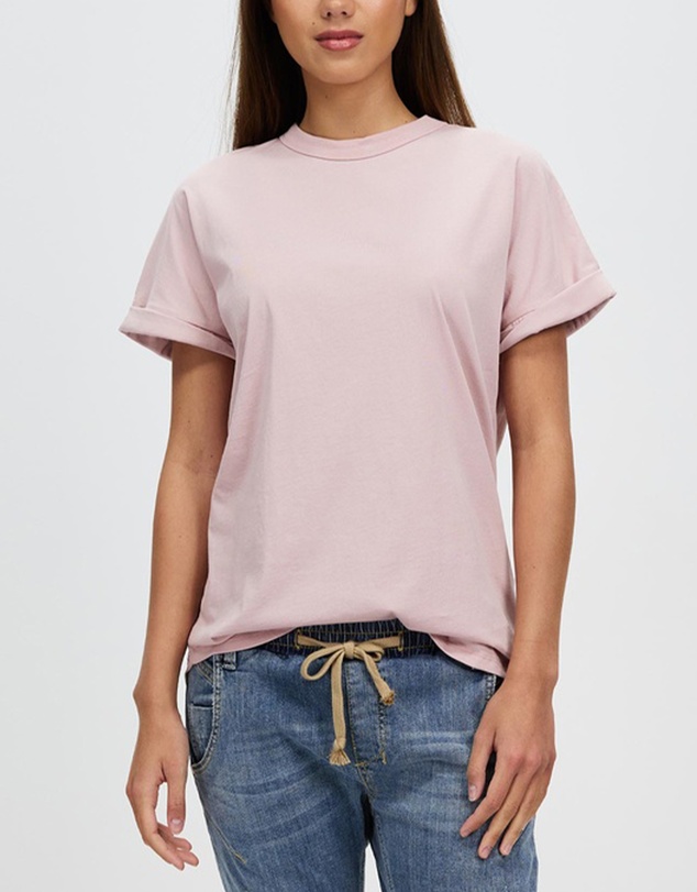 DRICOPER DENIM - Slouchy Dusty Pink Tee