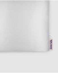 Shhh Silk - Mulberry Silk Beauty Pillowcase - Grey - Queen
