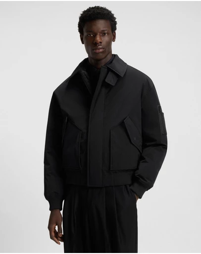 HUGO - Regular-Fit Padded Jacket in Water-Repellent Fabric