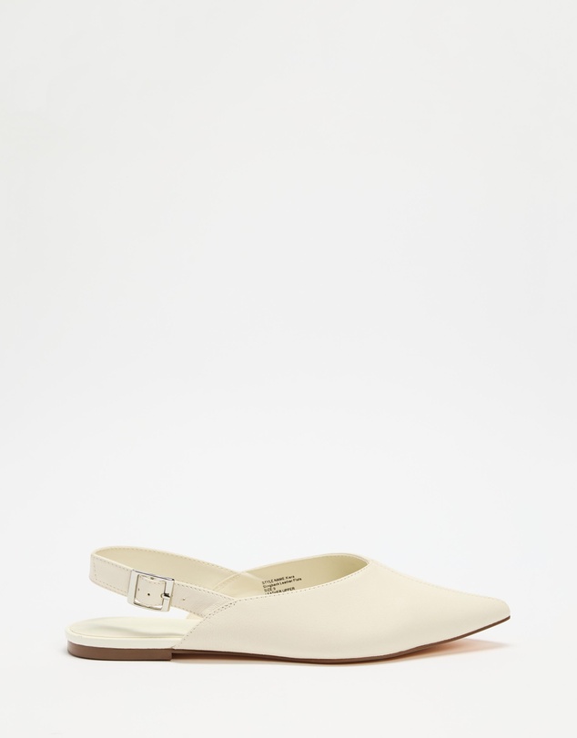 Atmos&Here - Kiera Slingback Leather Flats