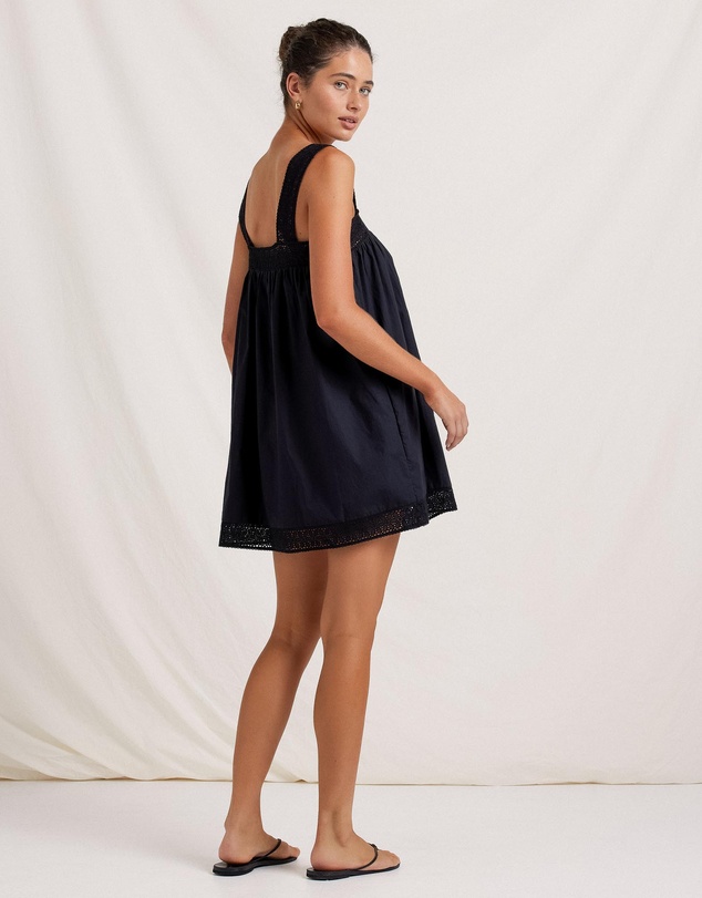 Peony - Broderie Mini Dress